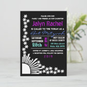 Invitation du Bat mitzvah de barre de CRÉATION (Debout devant)