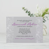 Invitation du Bat mitzvah de la barre d'ARBRE STAR (Debout devant)