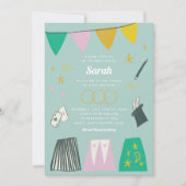 Invitation du Bat mitzvah de la barre de présentat (Devant)