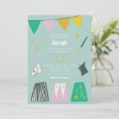 Invitation du Bat mitzvah de la barre de présentat (Debout devant)