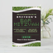 Invitation du Bat mitzvah de la barre des JEUX VID (Debout devant)