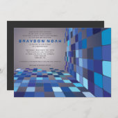 Invitation du Bat mitzvah de la barre numérique SO (Devant / Derrière)