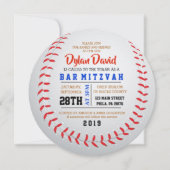 Invitation du Bat mitzvah de la barre RONDE BASEBA (Devant)
