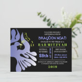 Invitation du Bat mitzvah de la Dove de la Paix du (Debout devant)