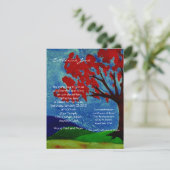 Invitation du Bat mitzvah de l'arbre de vie (Debout devant)