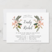 Invitation du Bat mitzvah de prairie de pêche (Devant)