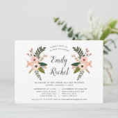 Invitation du Bat mitzvah de prairie de pêche (Debout devant)