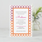 Invitation du Bat mitzvah du cercle familial (Debout devant)