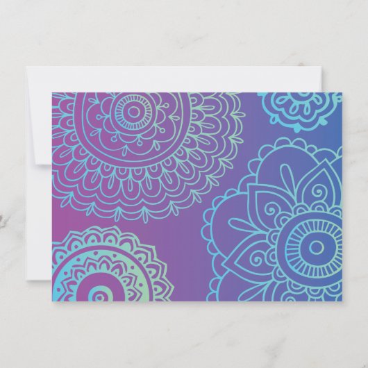 Invitation du Bat mitzvah HEMSA Enregistrer la dat (Dos)