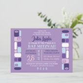 Invitation du Bat mitzvah MOD SO (Debout devant)