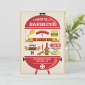 Invitation du BBQ Party (Debout devant)