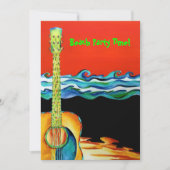 Invitation du Beach Party (Devant)