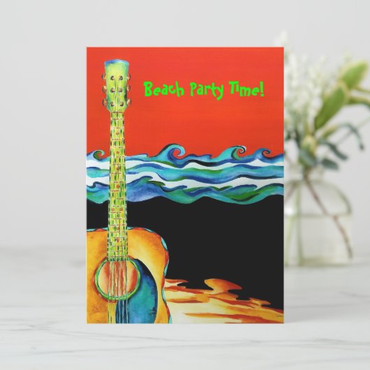 Invitation du Beach Party (Debout devant)