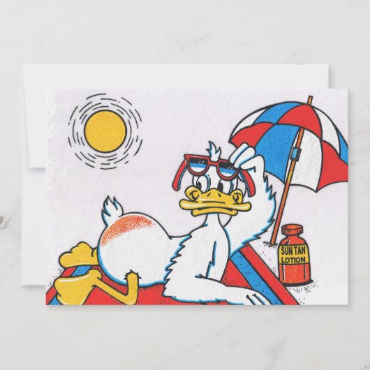 Invitation du Beach Party (Devant)