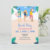 Invitation du Beach Party (Debout devant)