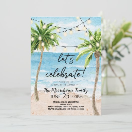 Invitation du Beach Party (Debout devant)