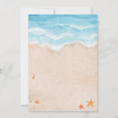 Invitation du Beach Party (Dos)