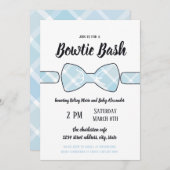 Invitation du bébé Bowtie Bash du Sud (Devant / Derrière)