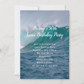 Invitation du Big Wave Hawaiian Luau Party (Devant)