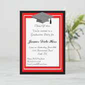 Invitation du Black and Red Graduation Party (Debout devant)