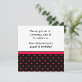 Invitation du Black White Red Pois Party (Debout devant)