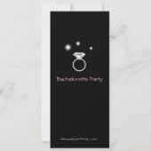 Invitation du Bling Ring Bachelorette Party (Dos)