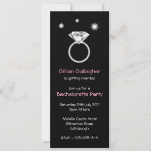Invitation du Bling Ring Bachelorette Party