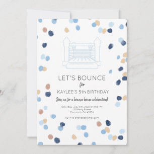 Invitation du Blue Bounce House