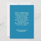 Invitation du đ đ Blue DĂa de Muertos (Dos)
