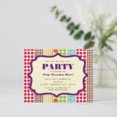 Invitation du Boho Dots Party (Debout devant)