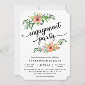 Invitation du Boho Engagement Party (Devant)