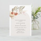 Invitation du Boho Floral Engagement Party (Debout devant)