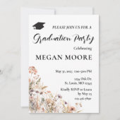 Invitation du Boho Floral Party (Devant)