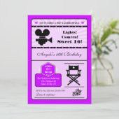 Invitation du bonbon 16 à film de Hollywood (Debout devant)