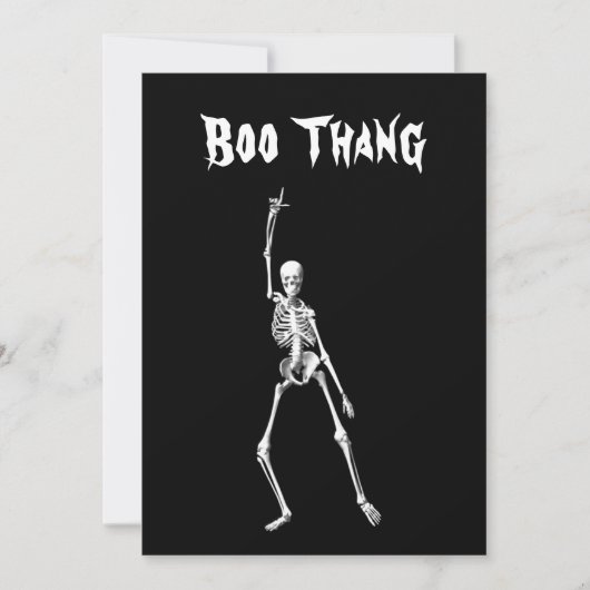 Invitation du Boo Thang Halloween Party (Devant)
