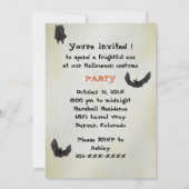 Invitation du Boogie Zombie Witch (Dos)