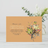 Invitation du bouquet deux de chute (Debout devant)