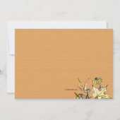 Invitation du bouquet deux de chute (Dos)