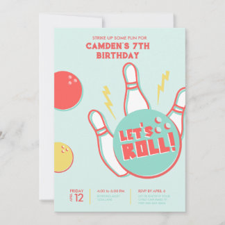 Invitation du Bowling Party