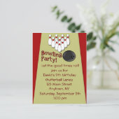 Invitation du Bowling Party (Debout devant)