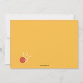 Invitation du Bowling Party (Dos)