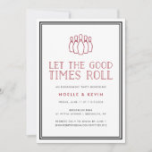Invitation du Bowling Pins Engagement Party (Devant)