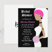 INVITATION DU BRIDAL TATOO 311 ROSE DU GAGNANT DE  (Devant / Derrière)