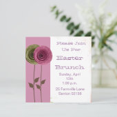 Invitation du brunch de Pâques (Debout devant)