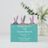 Invitation du brunch de Pâques (Debout devant)