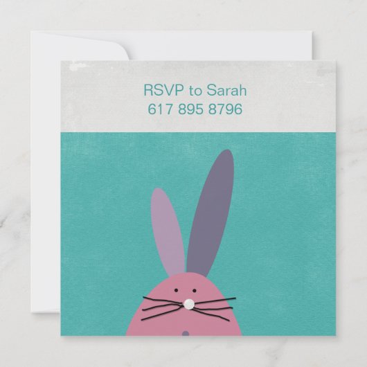 Invitation du brunch de Pâques (Dos)