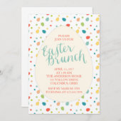 Invitation du Brunch de Pâques (Devant / Derrière)