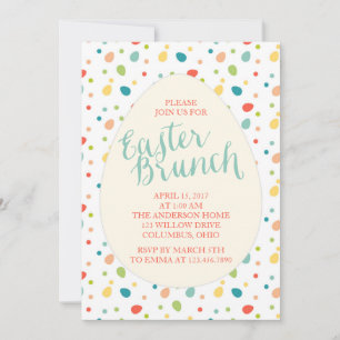 Invitation du Brunch de Pâques