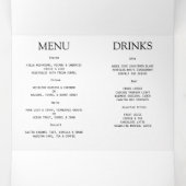 Invitation du budget du MARIAGE PHOTO. (Intérieur au milieu)