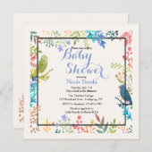 Invitation du cadre de printemps (Devant / Derrière)